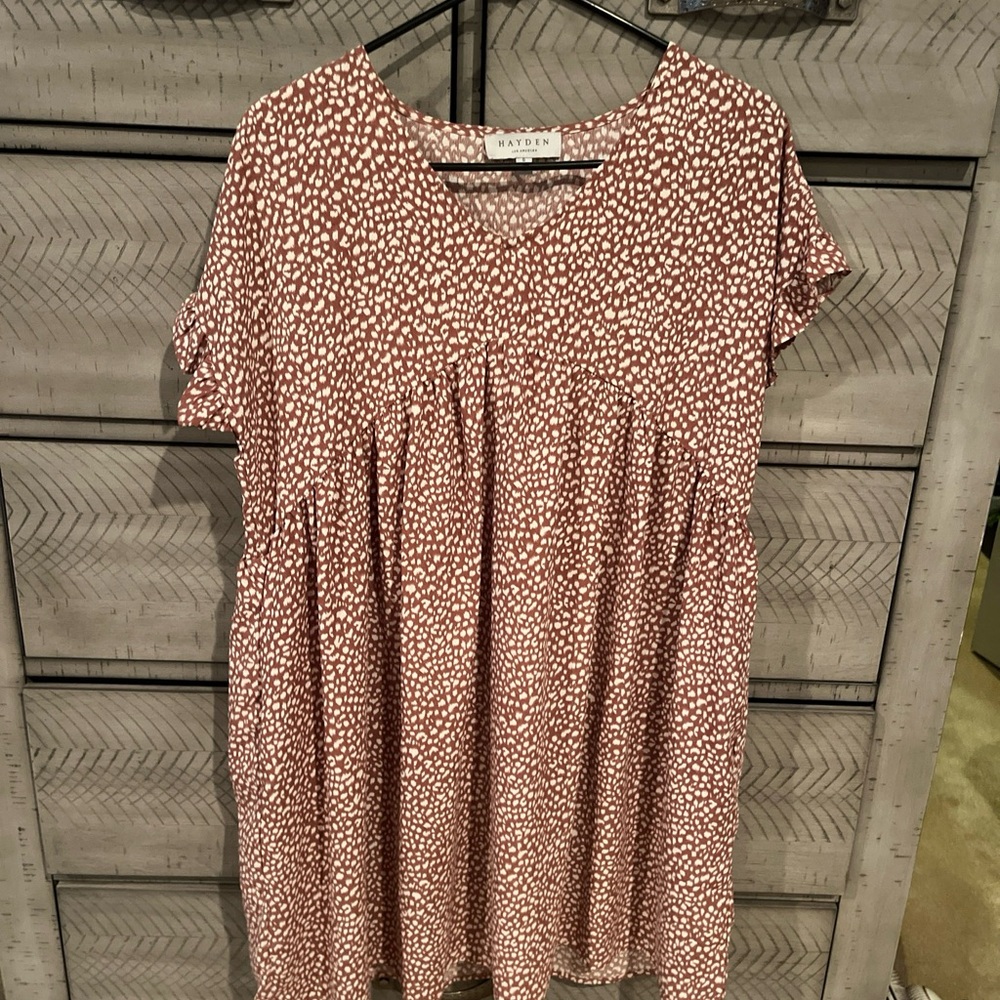 BOUTIQUE Hayden babydoll dress with flutter sleeves